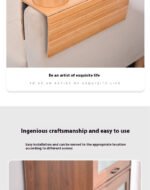 Lazy Sofa Handrail Tray Removable Dim Sum Plate - Image 2