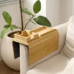 Wooden Sofa Magnetic Removable Tray Living Room Sofa Side - Image 4