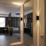Artistic Wall Lamp Outdoor Waterproof Beam Light Double-headed Outdoor Wall Lamp Gate Wall Washer Spotlight Stairs - Image 2