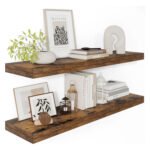 Wall-mounted Floating Shelf Rack Multi-tier Storage Rack For Living Room And Bedroom - Image 6