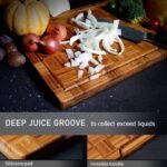 Bamboo Cutting Board With Support For Household Use - Image 5