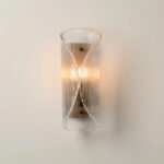 Retro Glass Ripple Wall Sconce Wall Lamp - Image 3