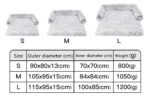 Kennel Plush Blanket Dual Use One Pet Kennel Sofa Bed - Image 7