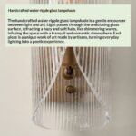 Retro Glass Ripple Wall Sconce Wall Lamp - Image 4
