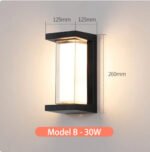 Outdoor Wall Lamp Waterproof Garden Wall Lamp - Image 7