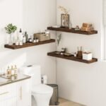 Wall-mounted Floating Shelf Rack Multi-tier Storage Rack For Living Room And Bedroom - Image 5
