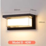 Outdoor Wall Lamp Waterproof Garden Wall Lamp - Image 6