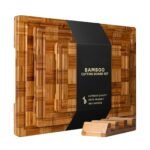 Bamboo Cutting Board With Support For Household Use - Image 2