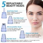 Blackhead Instrument Electric Suction Facial Washing Instrument Beauty Acne Cleaning Blackhead Suction Instrument - Image 7