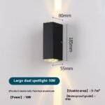 Artistic Wall Lamp Outdoor Waterproof Beam Light Double-headed Outdoor Wall Lamp Gate Wall Washer Spotlight Stairs - Image 6