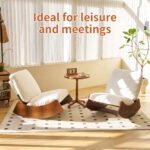 Comfortable Glider Rocking Chair, High-Quality Upholstery Glider Chair, Solid Wood Frame, Perfect for Multiple Settings Accent Reading Chair for Bedroom,Living Room,Nursery - Image 9