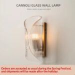 Retro Glass Ripple Wall Sconce Wall Lamp - Image 2